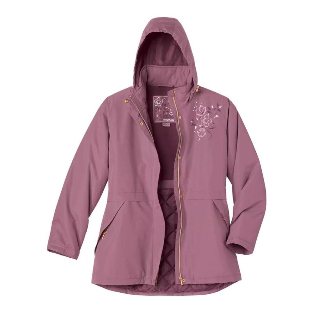 Atlas for Women Womens/Ladies Water Repellent  Parka / Pink